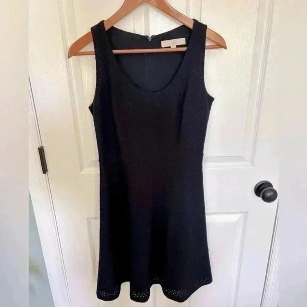 Loft Sleeveless Flounce Hem Dress size 2